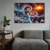 Cuadro decorativo personalizado â€“ Espirales CÃ³smicos: El CÃ³digo del Universo