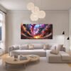 Cuadro decorativo personalizado Explorador CÃ³smico: MÃ¡s AllÃ¡ del Horizonte Interior