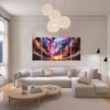 Cuadro decorativo personalizado Explorador CÃ³smico: MÃ¡s AllÃ¡ del Horizonte Interior
