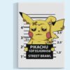Pikachu Street Brawl Cuadro decorativo personalizado