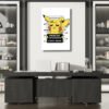 Pikachu Street Brawl Cuadro decorativo personalizado