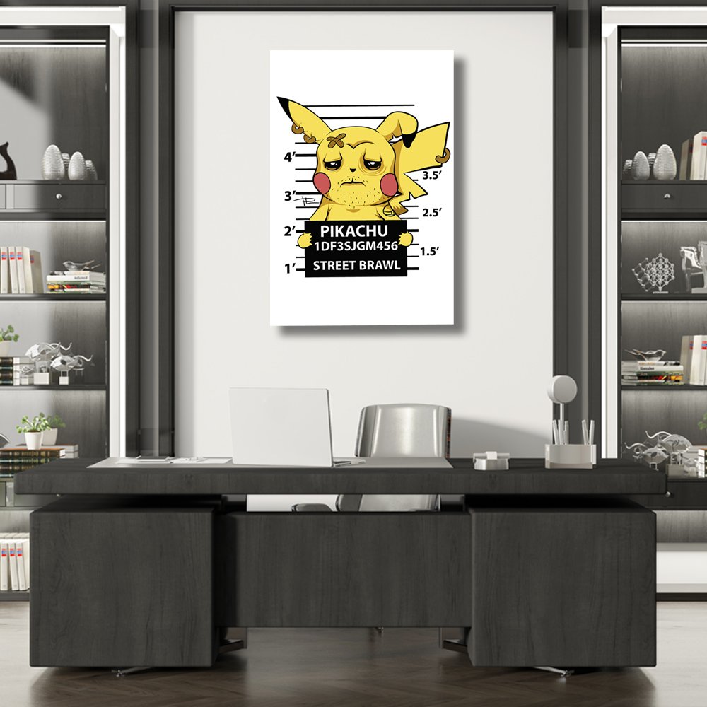 Pikachu Street Brawl Cuadro decorativo personalizado