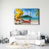 Bob Esponja en la Playa: Â¡Pinzas al Ataque! Cuadro decorativo personalizado