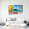 Bob Esponja en la Playa: Â¡Pinzas al Ataque! Cuadro decorativo personalizado