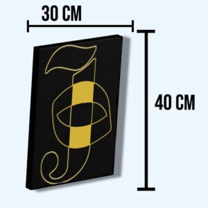 Cuadro Decorativo Personalizable 40cm x 30cm en Canvas - Formato Vertical