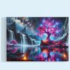 Ãrbol de Luz CÃ³smica Cuadro decorativo personalizado
