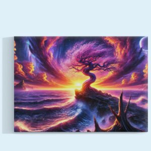 Árbol del Horizonte Estelar Cuadro decorativo personalizado