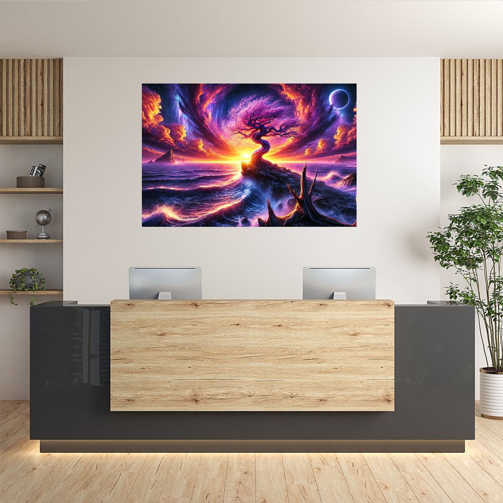 Ãrbol del Horizonte Estelar Cuadro decorativo personalizado
