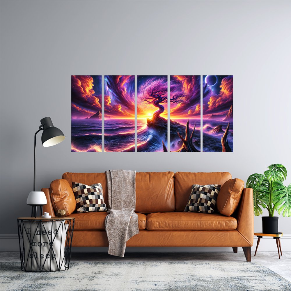Ãrbol del Horizonte Estelar Cuadro decorativo personalizado