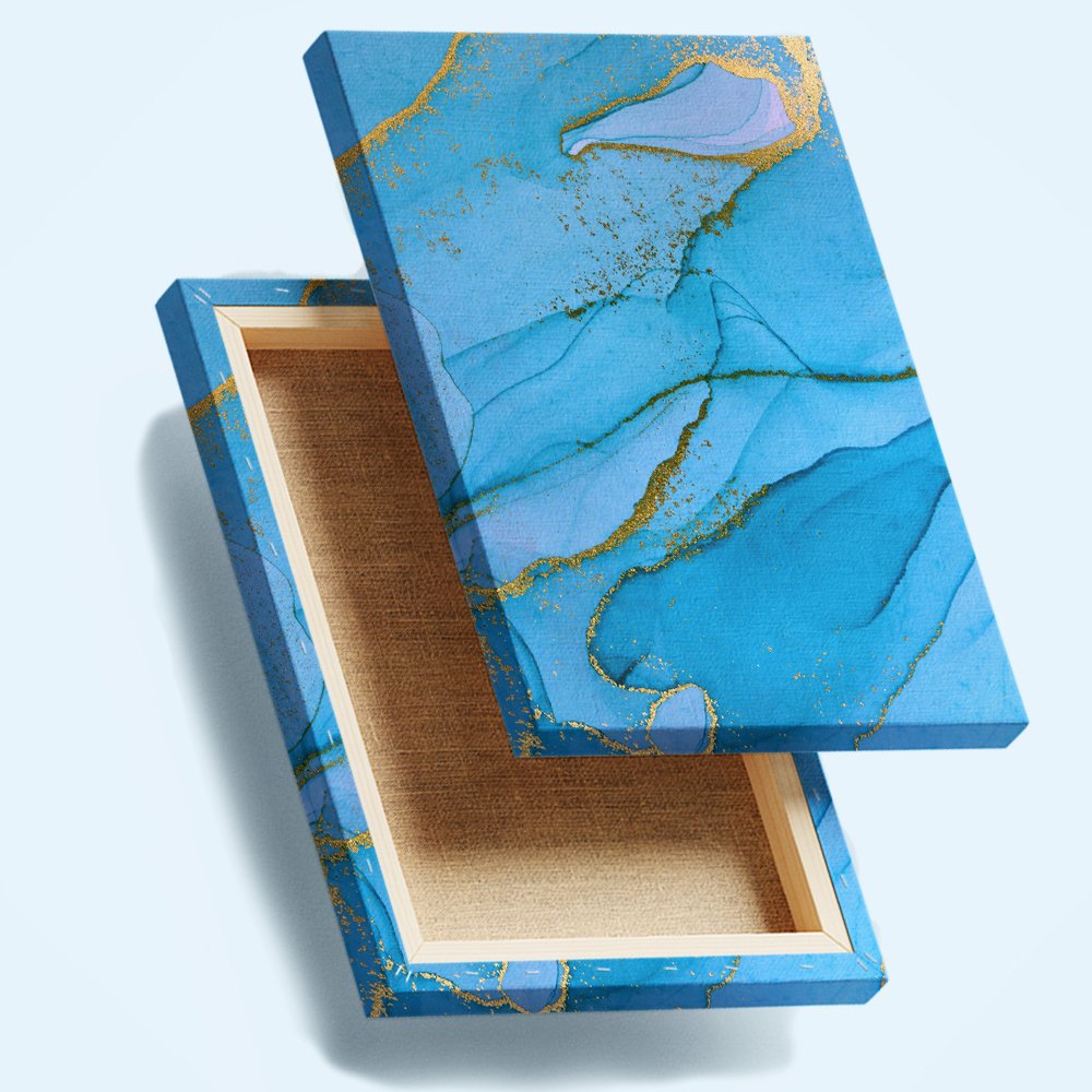 Susurros de Agua y Oro Cuadro decorativo personalizado