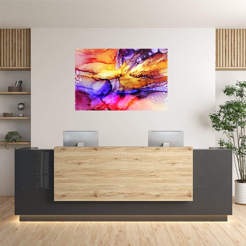 ExplosiÃ³n de Color Viva Cuadro decorativo personalizado