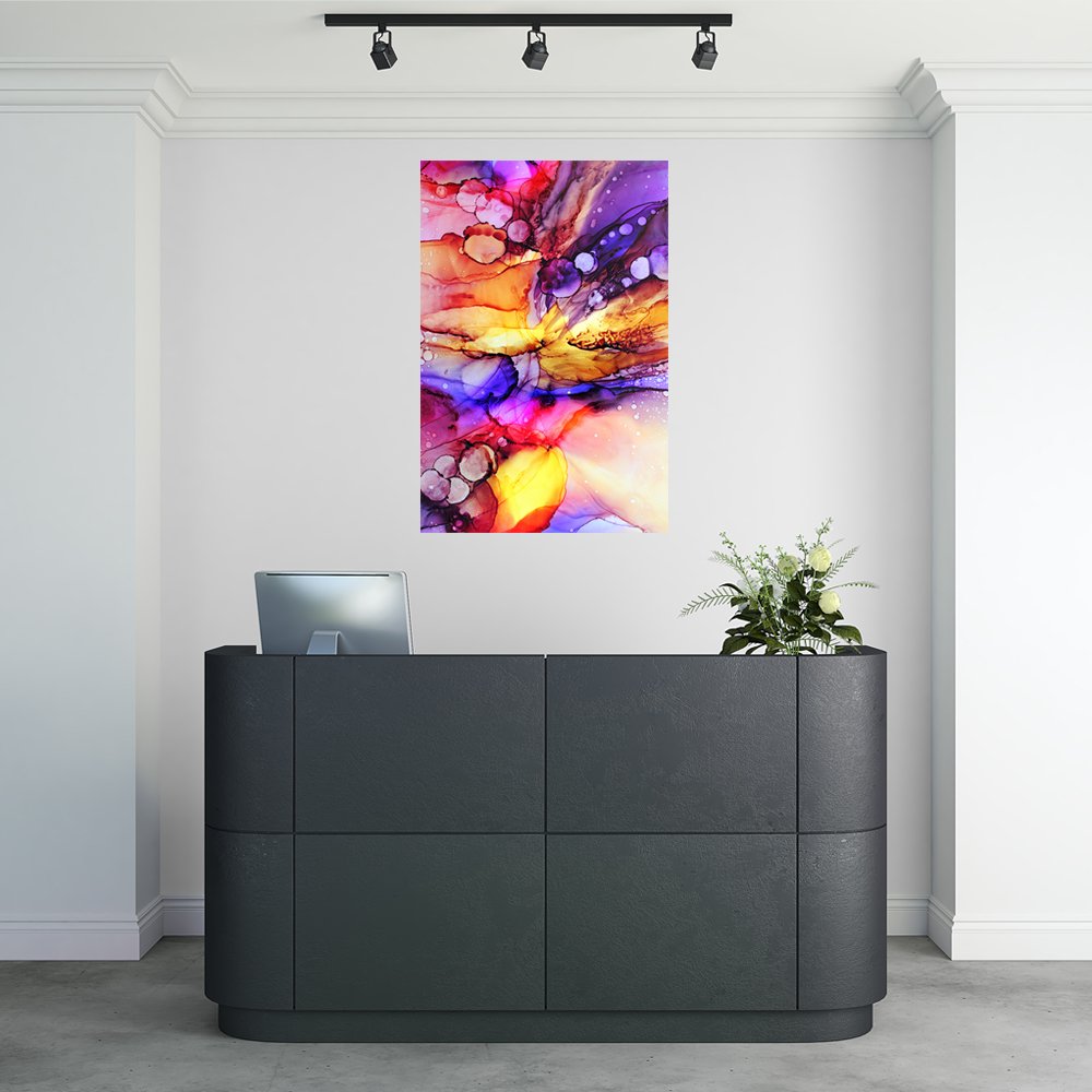 ExplosiÃ³n de Color Viva Cuadro decorativo personalizado
