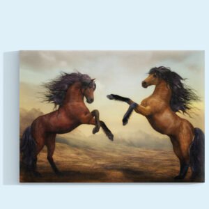 Danza del Atardecer Salvaje Cuadro decorativo personalizado