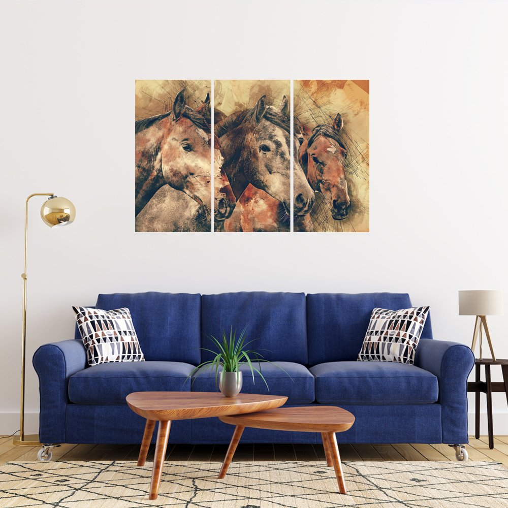 Caballos de Fuerza Serena Cuadro decorativo personalizado