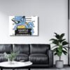 Squirtle Spitting in Public Cuadro decorativo personalizado