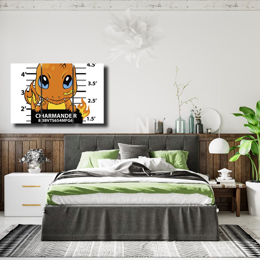 Charmander Arson Cuadro decorativo personalizado