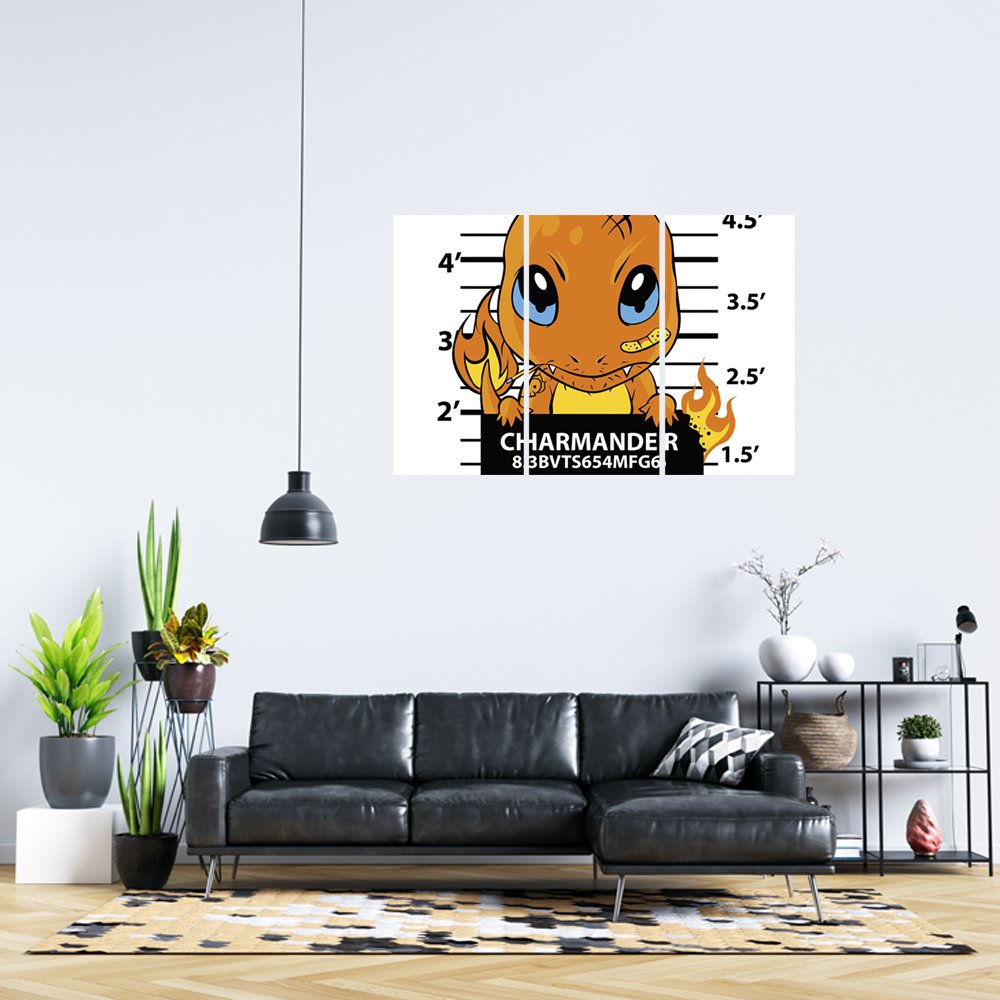 Charmander Arson Cuadro decorativo personalizado
