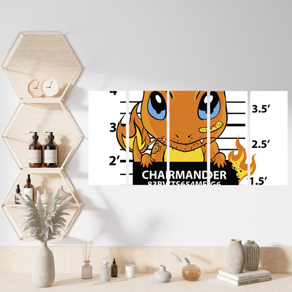 Charmander Arson Cuadro decorativo personalizado