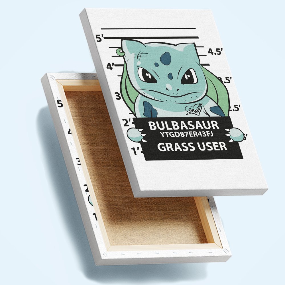 Bulbasaur Grass User Cuadro decorativo personalizado
