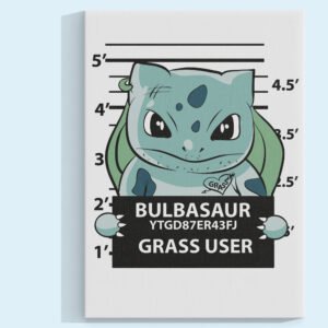 Bulbasaur Grass User Cuadro decorativo personalizado