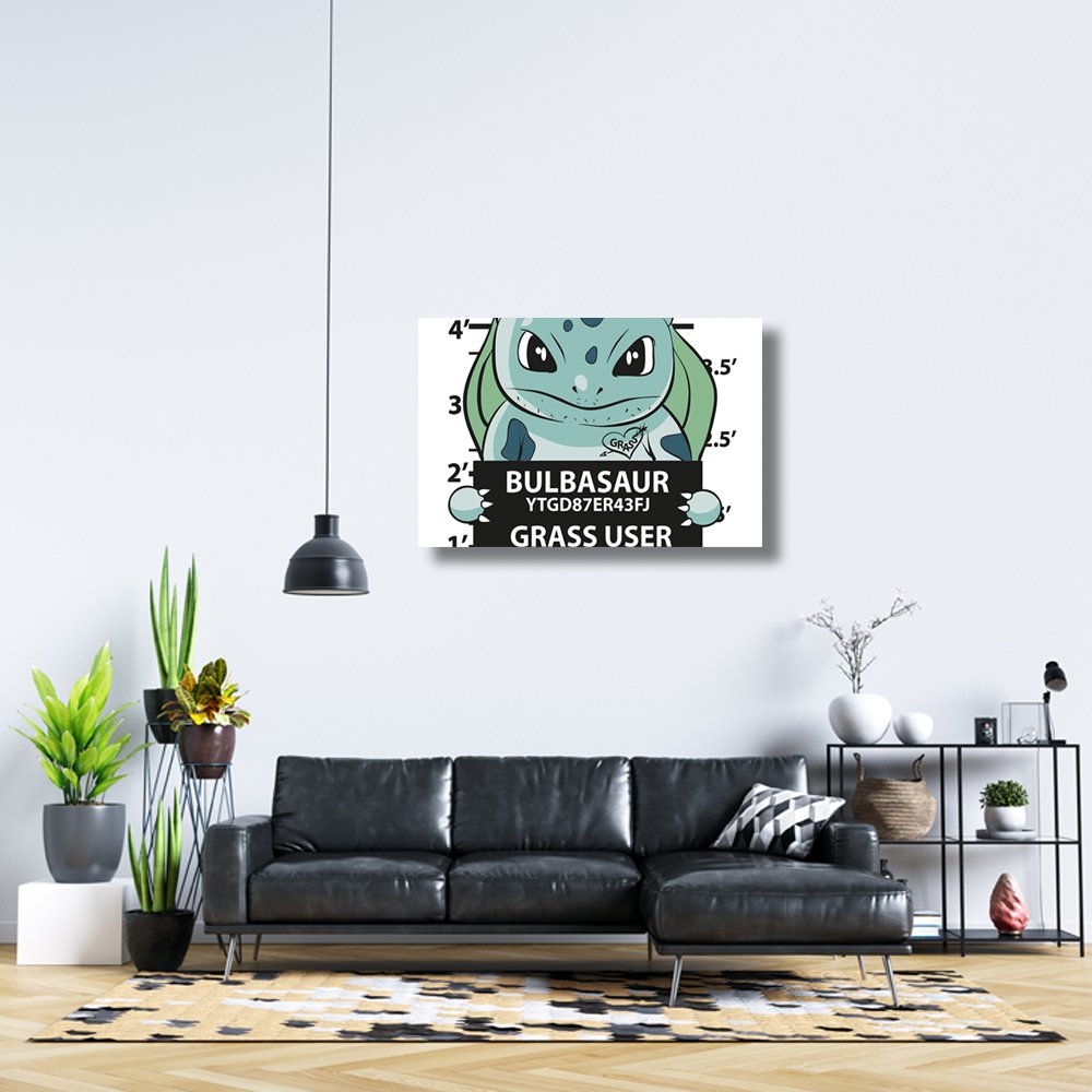 Bulbasaur Grass User Cuadro decorativo personalizado