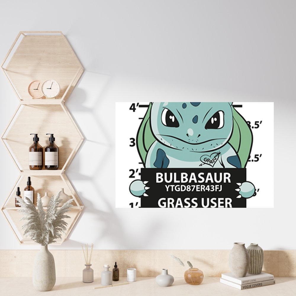 Bulbasaur Grass User Cuadro decorativo personalizado