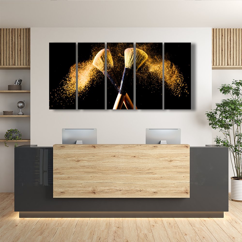 Estallido Dorado Cuadro decorativo personalizado