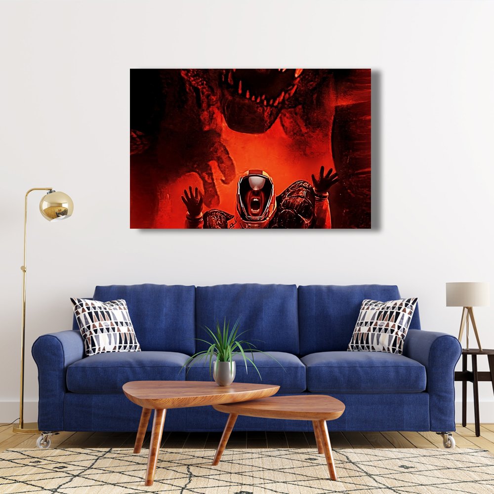 Jurassic Rebirth: D-rex Cuadro decorativo personalizado