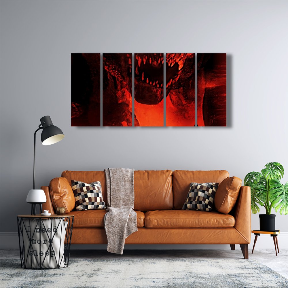 Jurassic Rebirth: D-rex Cuadro decorativo personalizado