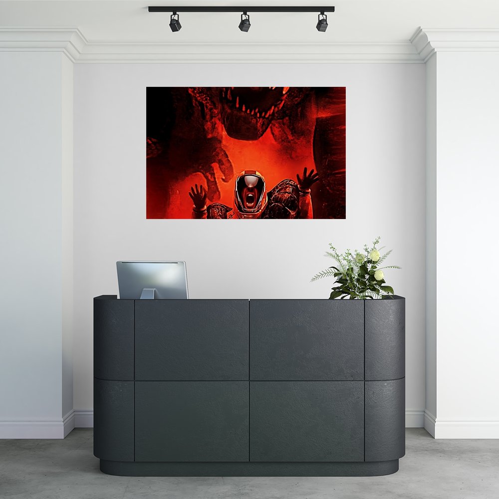 Jurassic Rebirth: D-rex Cuadro decorativo personalizado