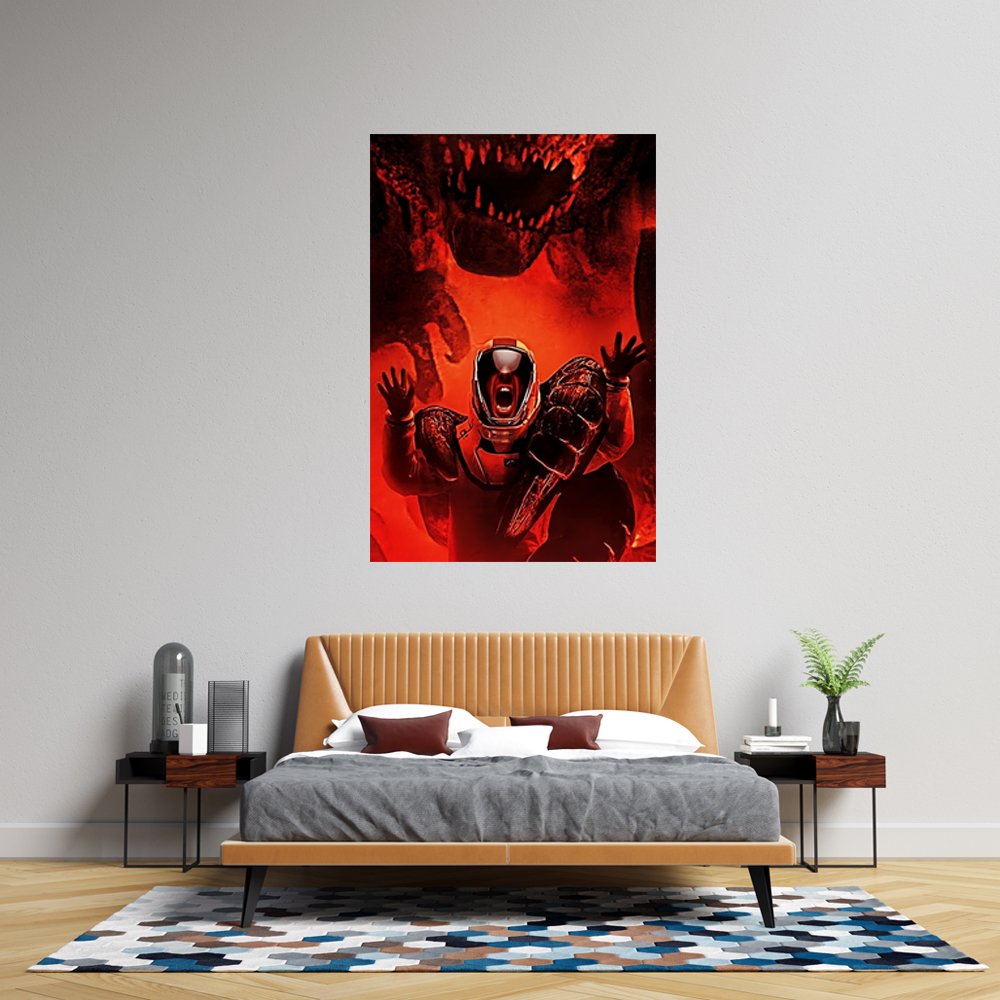 Jurassic Rebirth: D-rex Cuadro decorativo personalizado