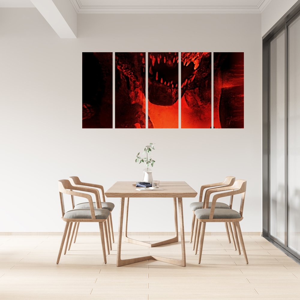 Jurassic Rebirth: D-rex Cuadro decorativo personalizado