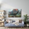 ErupciÃ³n en Isla Nublar Cuadro decorativo personalizado