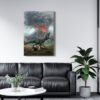 ErupciÃ³n en Isla Nublar Cuadro decorativo personalizado