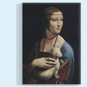 La Dama del Armiño – Leonardo da Vinci Cuadro decorativo personalizado