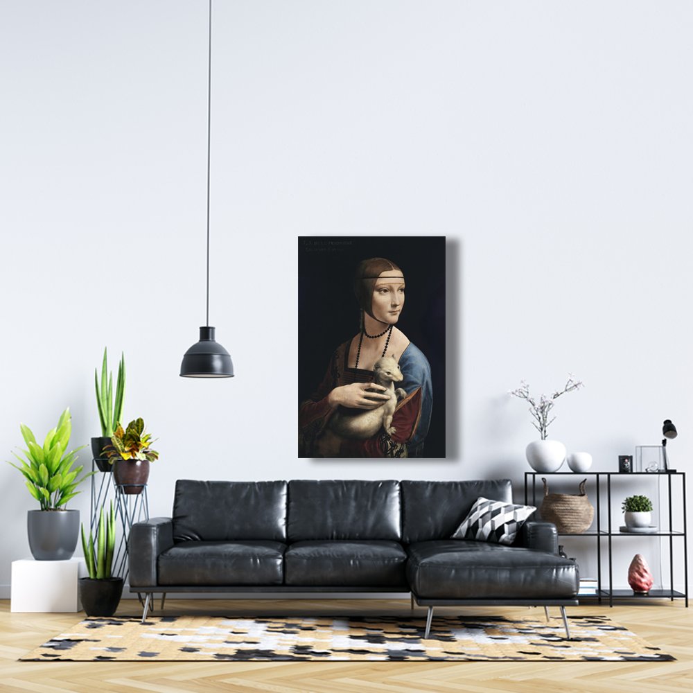 La Dama del ArmiÃ±o â€“ Leonardo da Vinci Cuadro decorativo personalizado