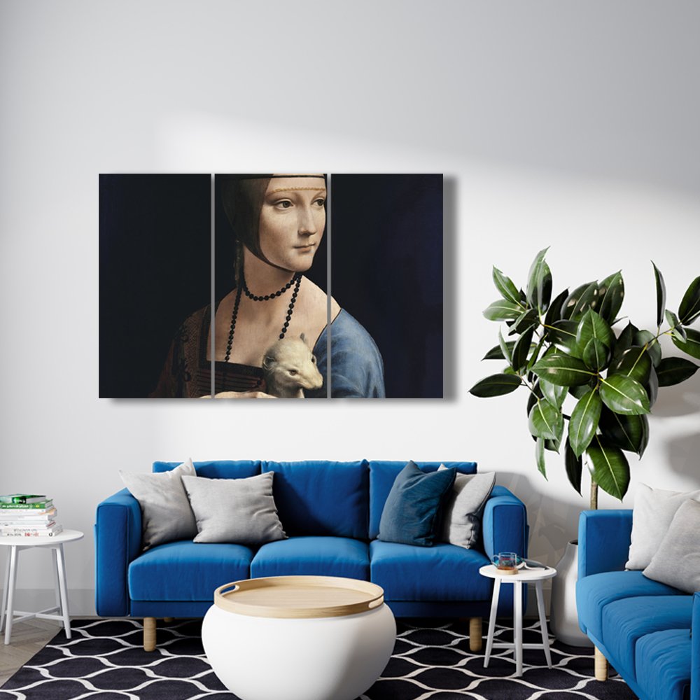 La Dama del ArmiÃ±o â€“ Leonardo da Vinci Cuadro decorativo personalizado