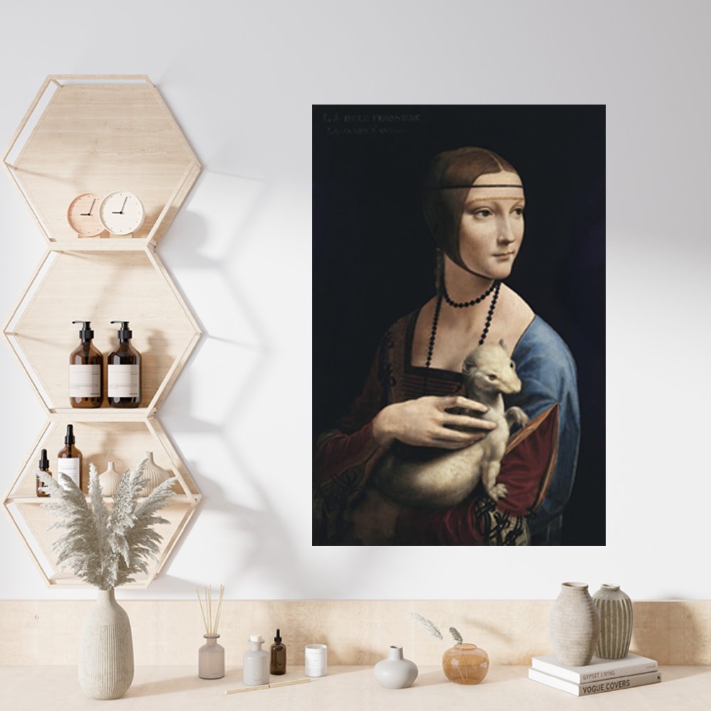 La Dama del ArmiÃ±o â€“ Leonardo da Vinci Cuadro decorativo personalizado