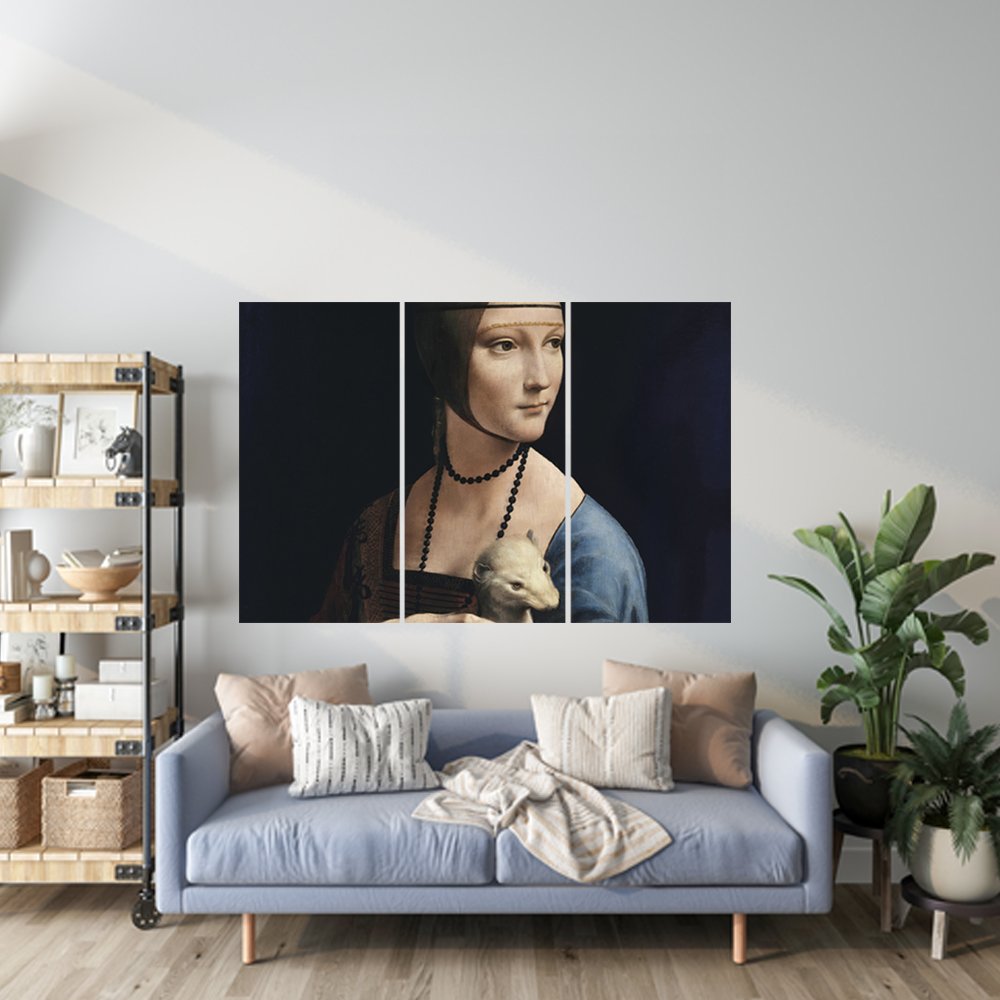 La Dama del ArmiÃ±o â€“ Leonardo da Vinci Cuadro decorativo personalizado