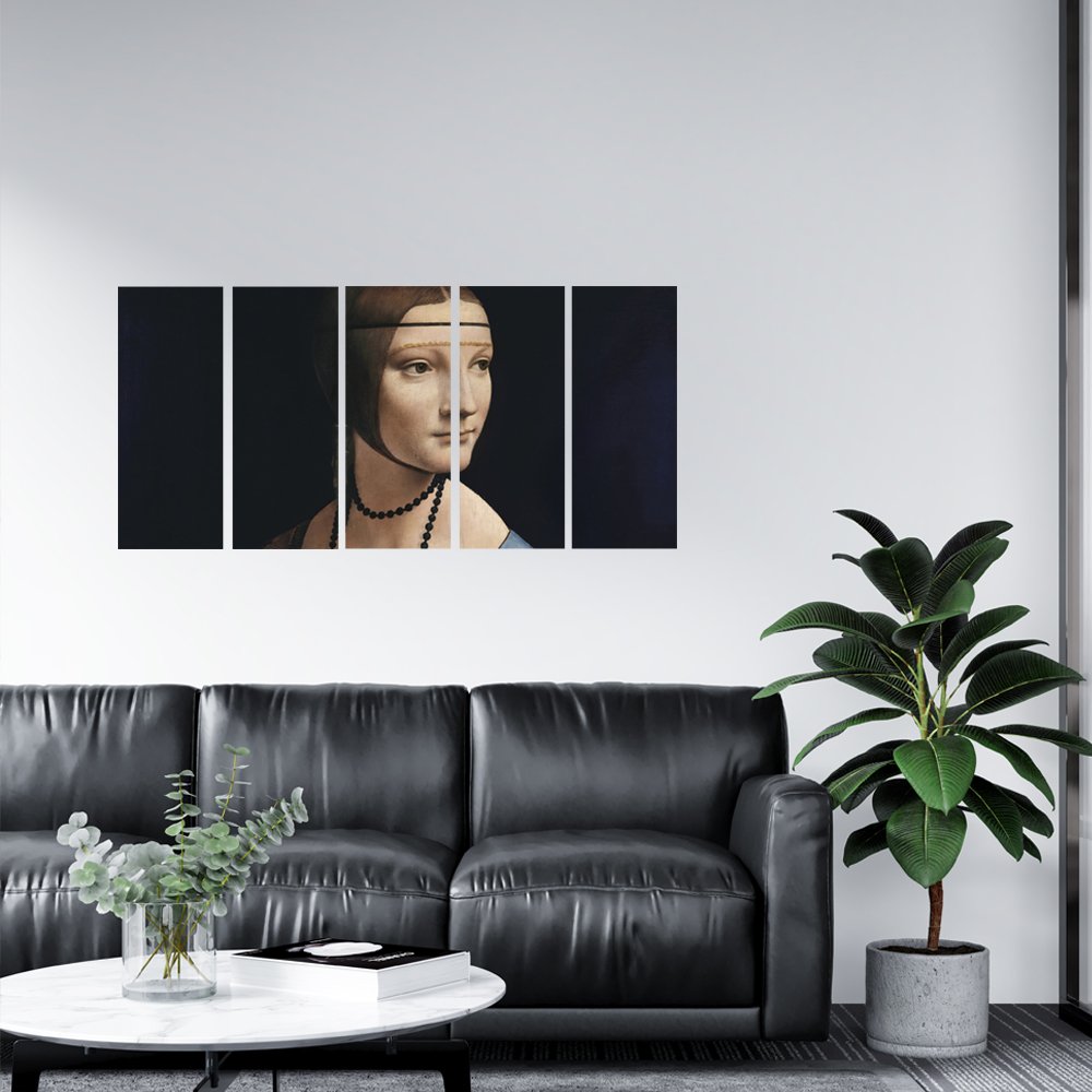 La Dama del ArmiÃ±o â€“ Leonardo da Vinci Cuadro decorativo personalizado