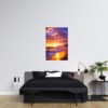 Luz Dorada del Horizonte Cuadro decorativo personalizado