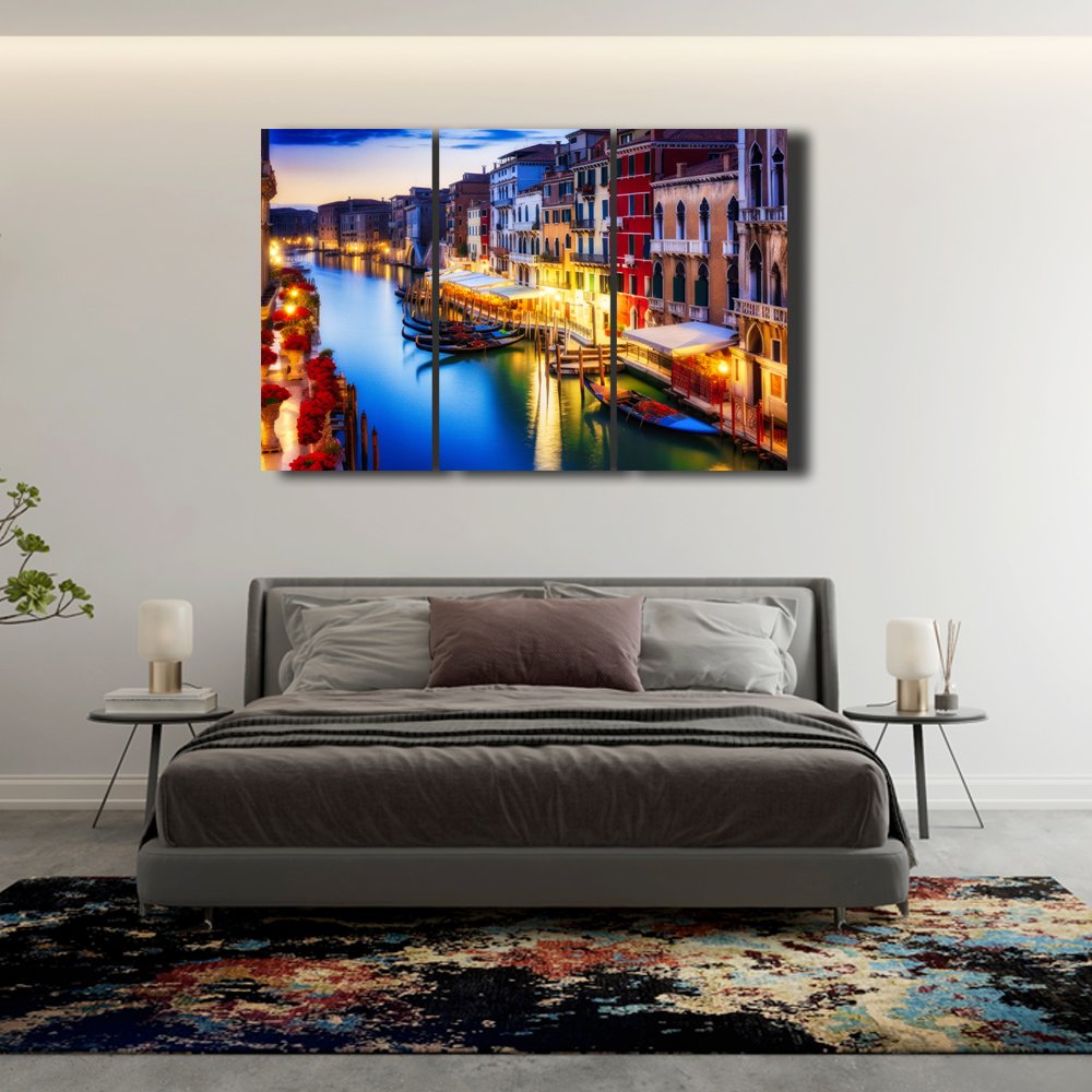 Atardecer sobre el Gran Canal Cuadro decorativo personalizado