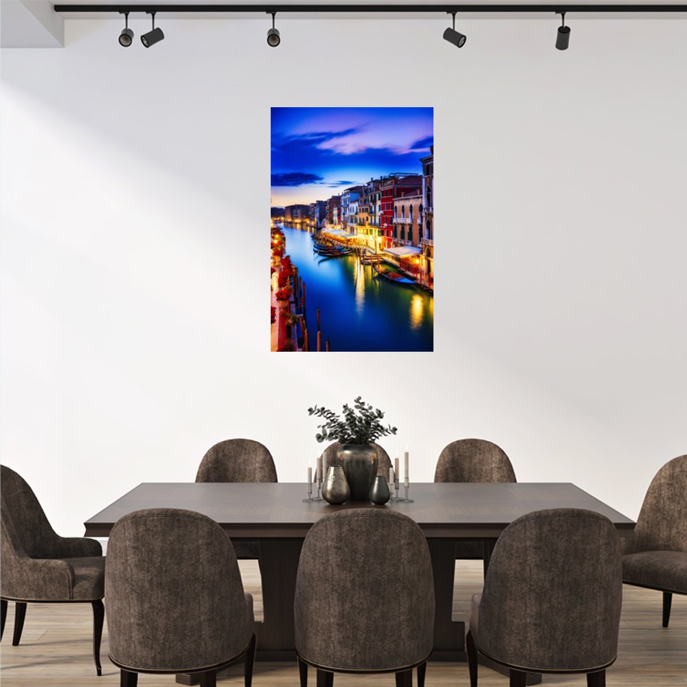 Atardecer sobre el Gran Canal Cuadro decorativo personalizado
