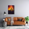 Atardecer sobre NY Cuadro decorativo personalizado