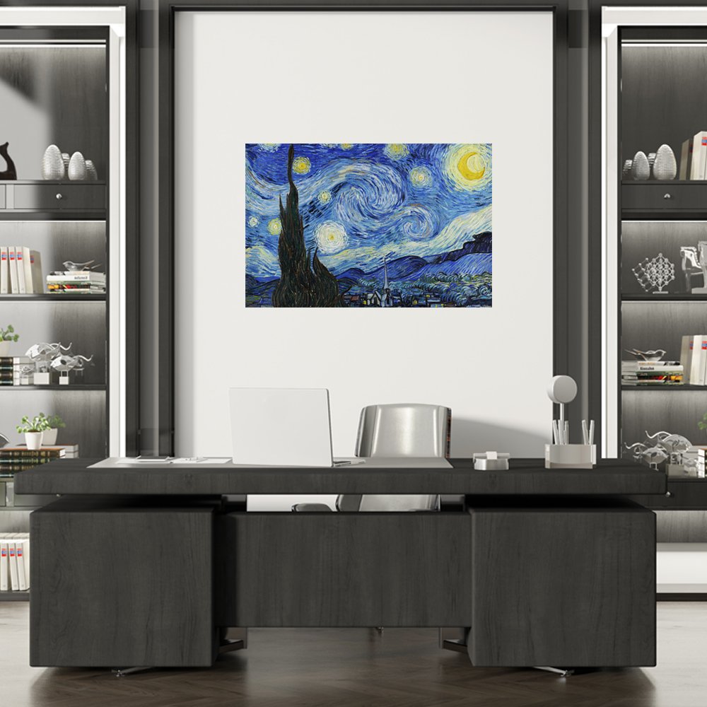 La Noche Estrellada â€“ Vincent van Gogh Cuadro decorativo personalizado