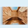 Templo Solar Egipto Cuadro decorativo personalizado