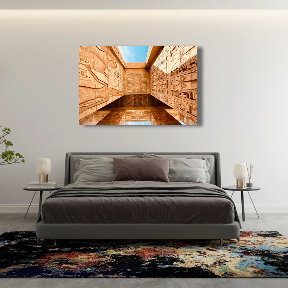Templo Solar Egipto Cuadro decorativo personalizado