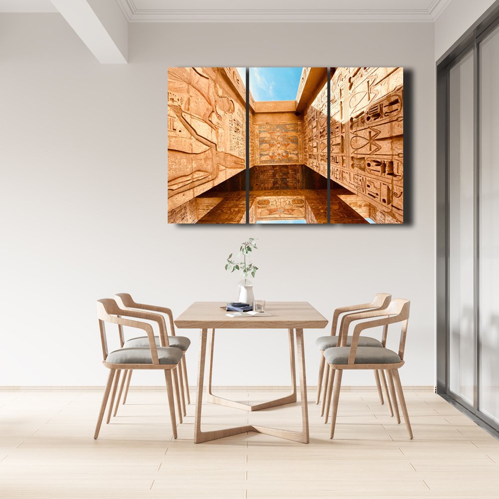 Templo Solar Egipto Cuadro decorativo personalizado