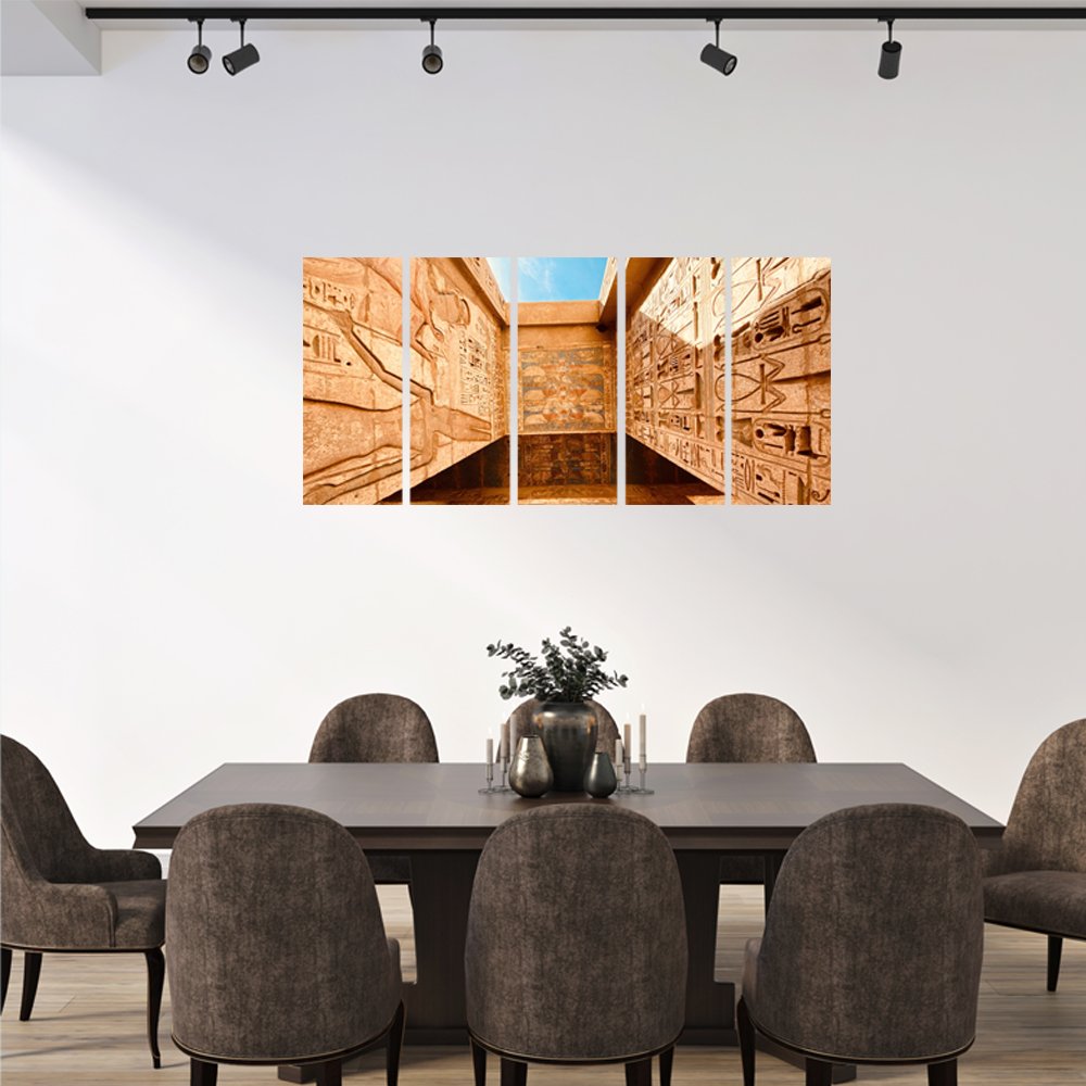 Templo Solar Egipto Cuadro decorativo personalizado