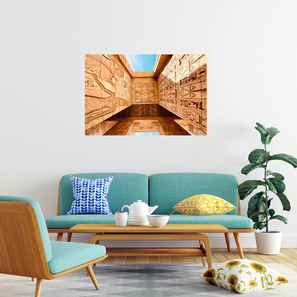 Templo Solar Egipto Cuadro decorativo personalizado